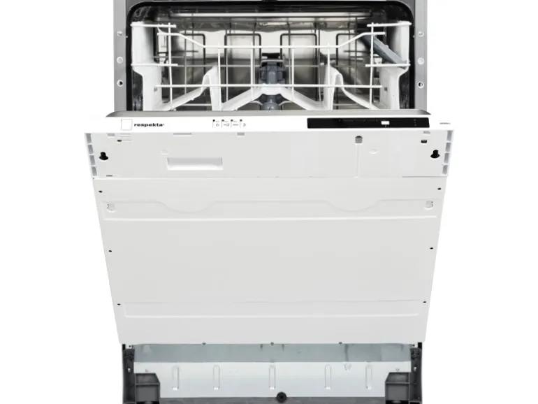 Respekta Premium Küchenzeile 280 cm Grifflos Schwarz Hochglanz-Weiß