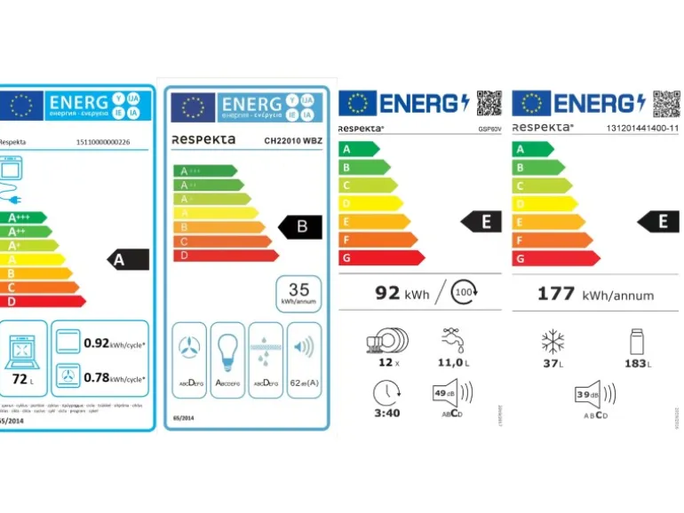 Respekta Premium Küchenzeile Grifflos 395 cm Weiß Matt-Eiche Sägerau
