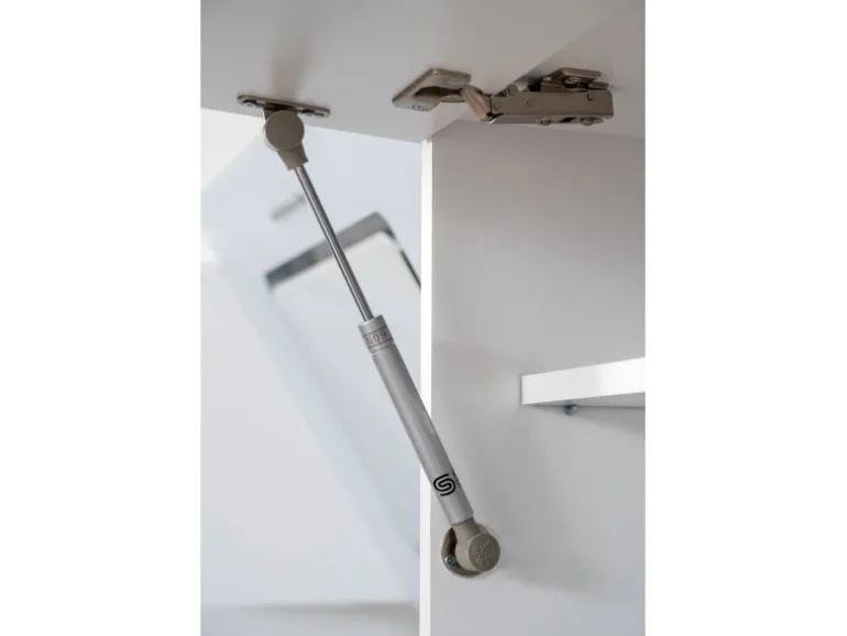 Respekta Premium Winkelküche RP290WGC 290 x 200 cm Grau Hochglanz-Weiß