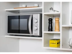 Respekta Schrankküche SKWSMI reversibel Schwarz-Weiß