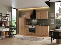 Respekta Selection Küchenzeile Elisabeth RS280AAH 280 cm Artisan Eiche Nachbild.