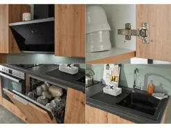 Respekta Selection Küchenzeile Elisabeth RS280AAH 280 cm Artisan Eiche Nachbild.