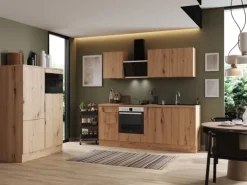 Respekta Selection Küchenzeile Elisabeth RS340AAH 340 cm Artisan Eiche Nachbild.