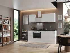 Respekta Selection Küchenzeile Elisabeth RS220WWH 220 cm Weiß