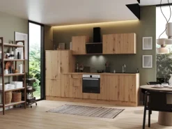 Respekta Selection Küchenzeile Elisabeth RS310AAH 310 cm Artisan Eiche Nachbild.