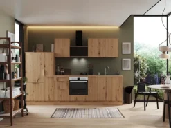 Respekta Selection Küchenzeile Elisabeth RS310AAH 310 cm Artisan Eiche Nachbild.