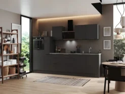 Respekta Selection Küchenzeile Elisabeth RS310HGGH 310 cm Grau