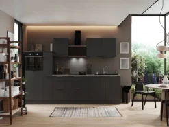 Respekta Selection Küchenzeile Elisabeth RS310HGGH 310 cm Grau