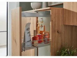 Respekta Selection Küchenzeile Elisabeth RS370WAH 370 cm Artisan Eiche Nb.-Weiß