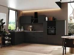 Respekta Selection Winkelküche Elisabeth RSL370HGGH 370 cm Grau