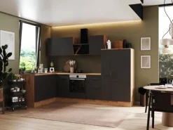 Respekta Selection Winkelküche Elisabeth RSL310AGH 310 cm Grau-Artisan Eiche Nb.