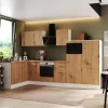 Respekta Selection Winkelküche Elisabeth RSL340WAH 340 cm Artisan Eiche Nb.-Weiß