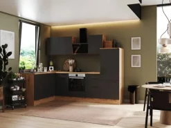 Respekta Selection Winkelküche Elisabeth RSL280AGH 280 cm Grau-Artisan Eiche Nb.
