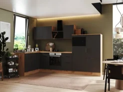 Respekta Selection Winkelküche Elisabeth RSL340AGH 340 cm Grau-Artisan Eiche Nb.