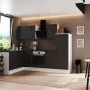 Respekta Selection Winkelküche Elisabeth RSL280WGH 280 cm Grau-Weiß
