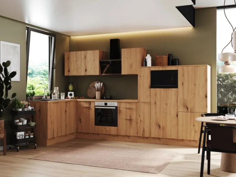 Respekta Selection Winkelküche Elisabeth RSL370AAH 370 cm Artisan Eiche Nb.