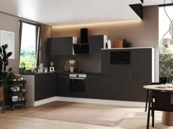 Respekta Selection Winkelküche Elisabeth RSL370WGH 370 cm Grau-Weiß