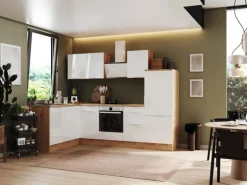 Respekta Selection Winkelküche Elisabeth RSL280AWH 280 cm Weiß-Artisan Eiche Nb.