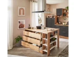 Respekta Winkelküche Hilde 310 x 172 cm Grau