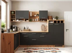 Respekta Winkelküche Hilde 310 x 172 cm Grau