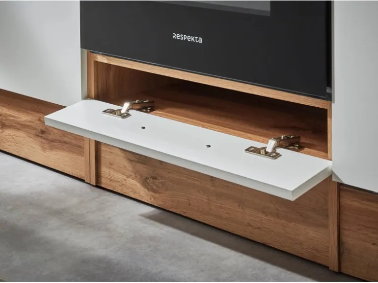 Respekta Winkelküche Hilde 280 x 172 cm mit Kücheninsel Weiß