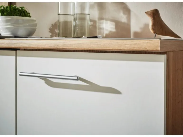 Respekta Winkelküche Hilde 280 x 172 cm mit Kücheninsel Weiß