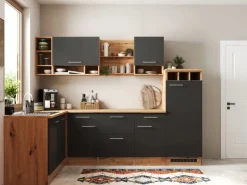 Respekta Winkelküche Hilde 280 x 172 cm Grau