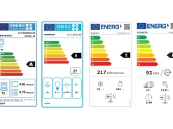 Respekta Winkelküche KBL310WSCGKEG 310 x 172 cm Schwarz-Weiß-Butcher Nussbaum