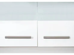 Respekta Winkelküche KBL310WWCGKEG 310 x 172 cm Weiß-Butcher Nussbaum