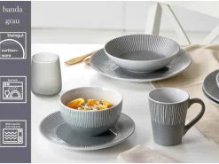 Ritzenhoff & Breker Banda Tafelservice 12-teilig Grau