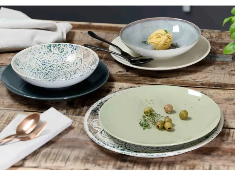 Ritzenhoff & Breker Cecina Speiseteller 26 cm 6er Set Grün