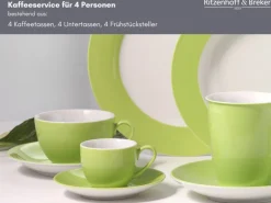 Ritzenhoff & Breker Doppio Kaffeeservice 12-teilig Grün