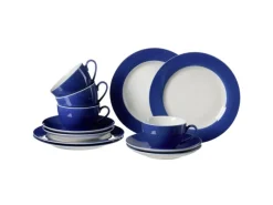 Ritzenhoff & Breker Doppio Kaffeeservice 12-teilig Indigo Blau