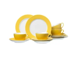 Ritzenhoff & Breker Doppio Kaffeeservice 12-teilig Gelb