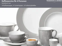 Ritzenhoff & Breker Doppio Kaffeeservice 12-teilig Gelb