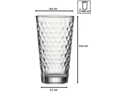 Ritzenhoff & Breker Favo Longdrinkgläser 400 ml 12er Set transparent