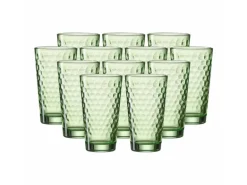 Ritzenhoff & Breker Favo Longdrinkgläser 400 ml 12er Set grün