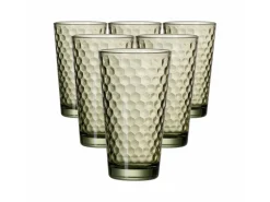 Ritzenhoff & Breker Favo Longdrinkgläser 400 ml 6er Set oliv