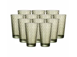 Ritzenhoff & Breker Favo Longdrinkgläser 400 ml 12er Set oliv