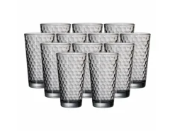 Ritzenhoff & Breker Favo Longdrinkgläser 400 ml 12er Set grau