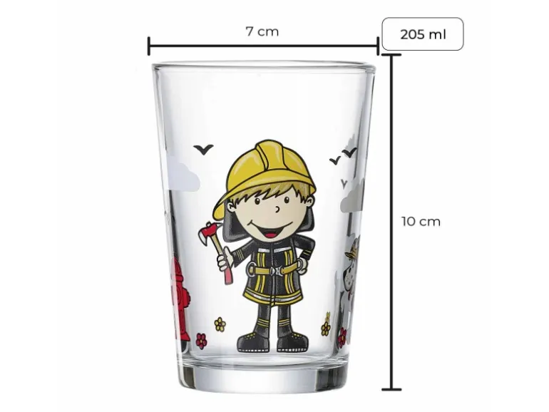Ritzenhoff & Breker Feuerwehrmann Bernie Kinderbecher Set 3-teilig