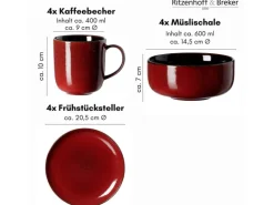 Ritzenhoff & Breker Gambia Frühstücks-Set 12-teilig