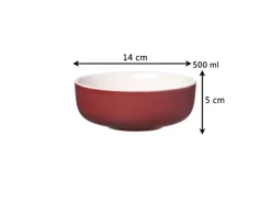 Ritzenhoff & Breker Jasper Müslischale 14 cm 6er Set Beere