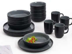 Ritzenhoff & Breker Jasper Dessertteller 19 cm 6er Set Schwarz