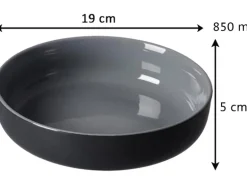 Ritzenhoff & Breker Jasper Suppenschale 19 cm 4er Set Schwarz