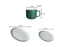 Ritzenhoff & Breker Jasper Kaffeeservice 12-teilig Grün