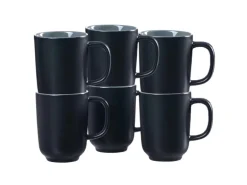 Ritzenhoff & Breker Jasper Kaffeebecher 285 ml 6er Set Schwarz