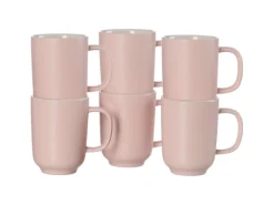 Ritzenhoff & Breker Jasper Kaffeebecher 285 ml 6er Set Rosa