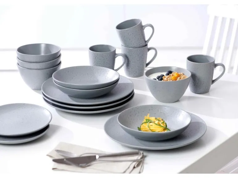 Ritzenhoff & Breker Kitwe Speiseteller 28 cm 4er Set Grau