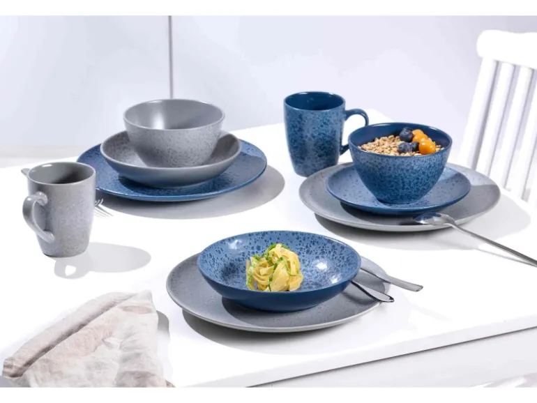 Ritzenhoff & Breker Kitwe Speiseteller 28 cm 4er Set Grau